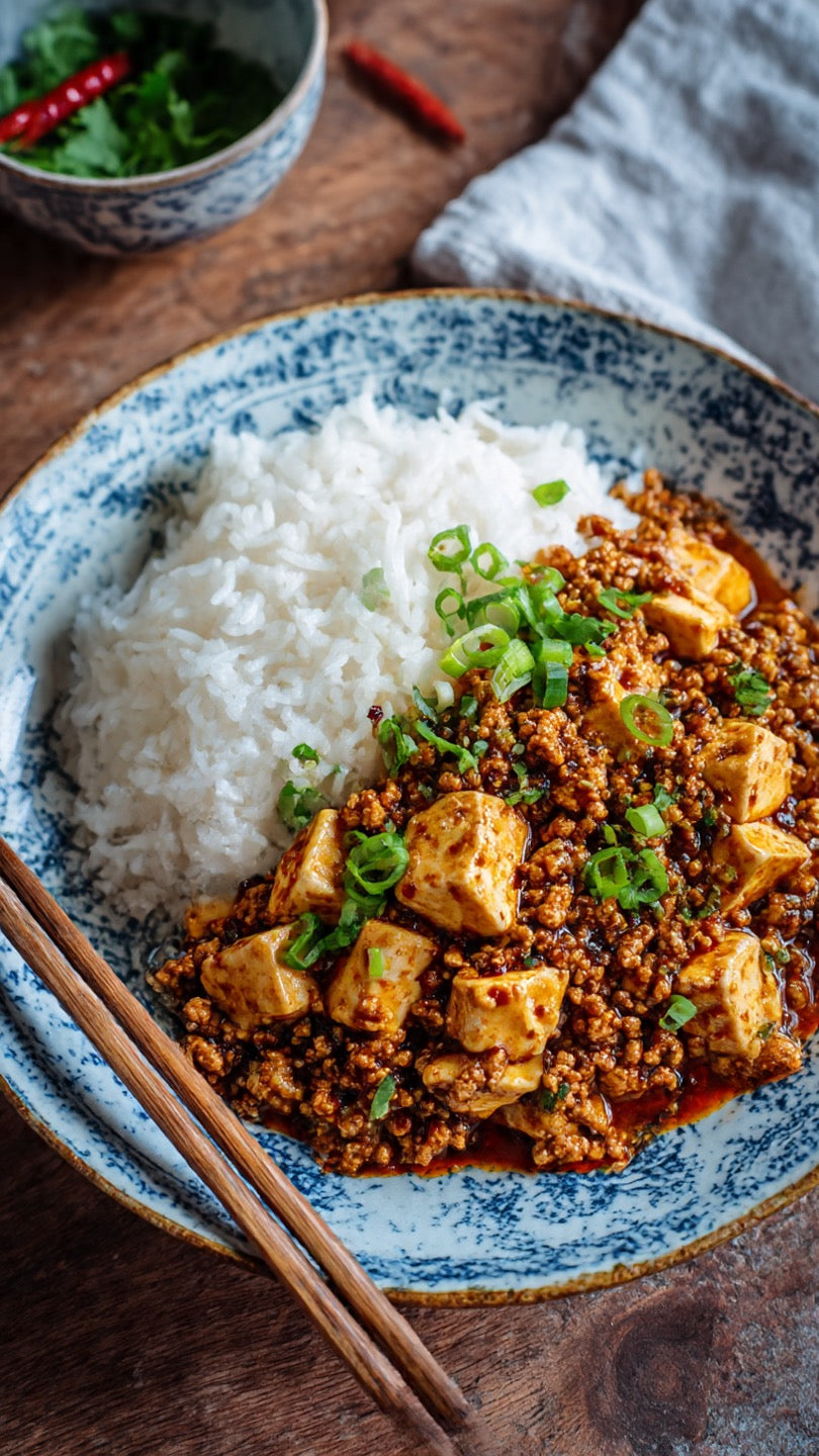 Mapo tofu with Rice
