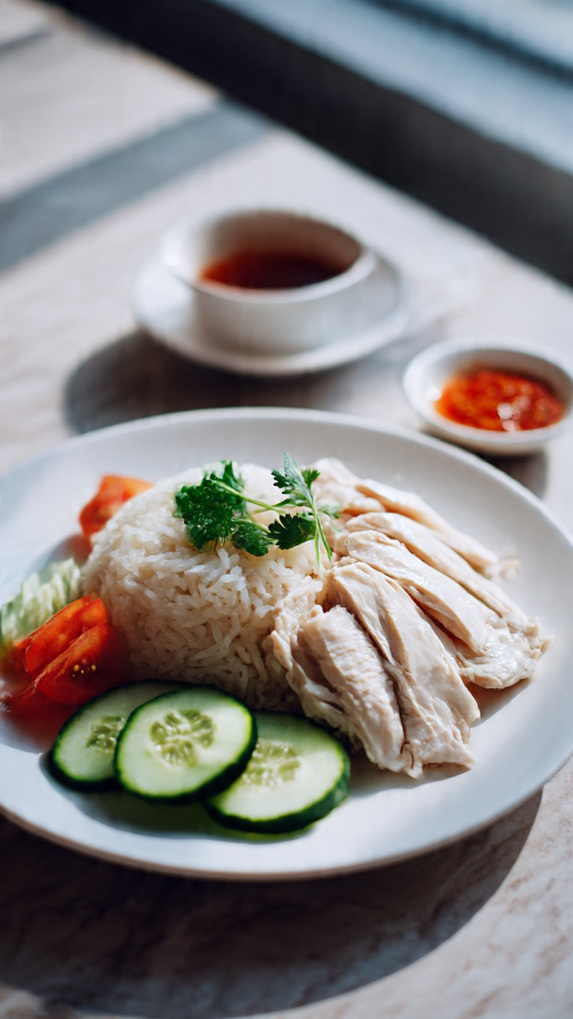 Hainanese Chicken with Rice