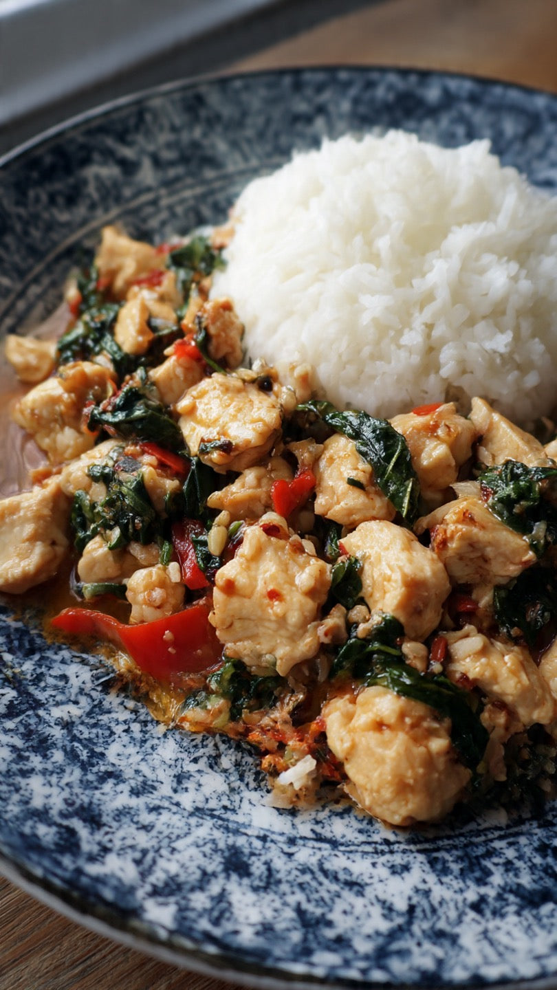 Basil Stir Fried with Rice