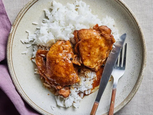 Chicken, Pork Adobo with Rice
