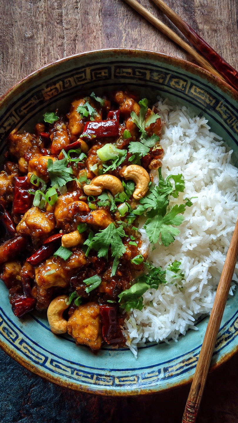 Kung Pao with Rice (Kong Poh)