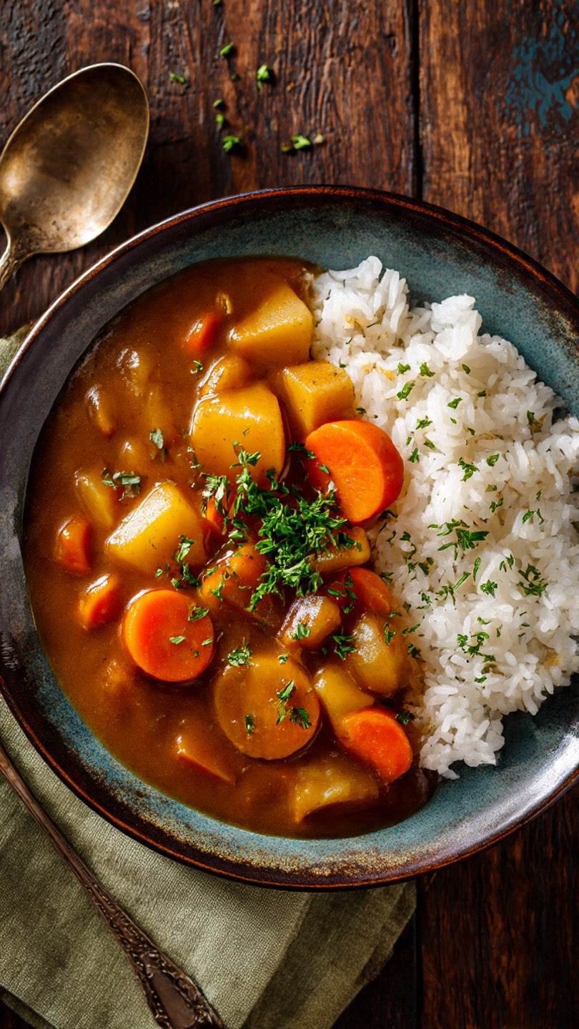Japanese curry with Rice