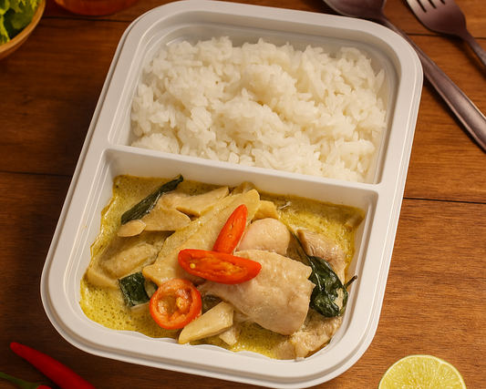 Green Curry Chicken with Rice