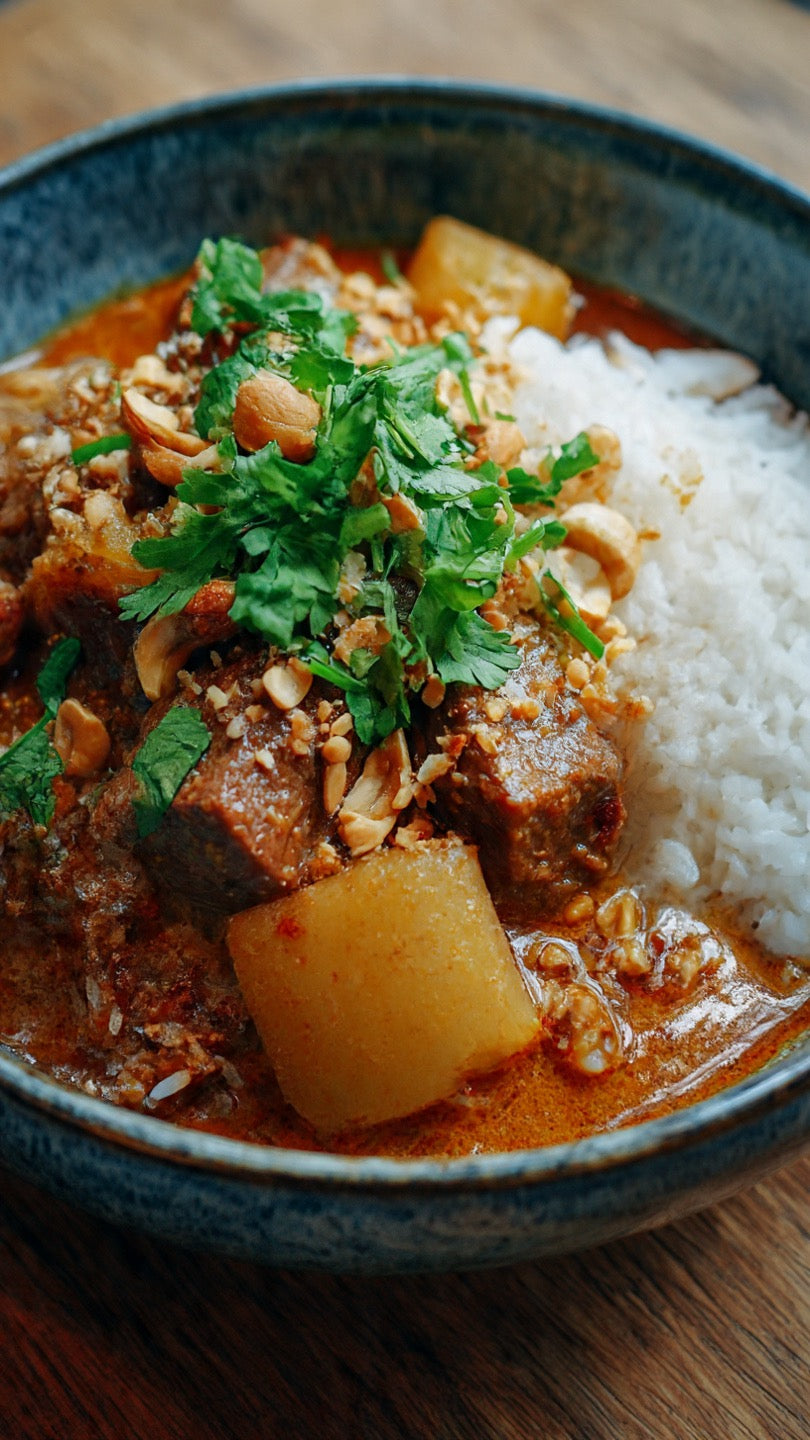 Massaman Chicken Curry with Rice