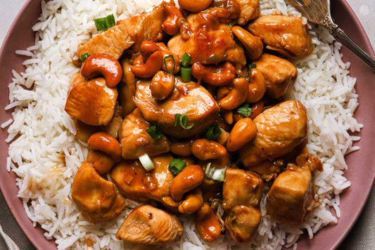Stir-Fried Chicken Cashew Nuts with Rice